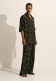 Drawstring Trouser - Pebble - Matteau